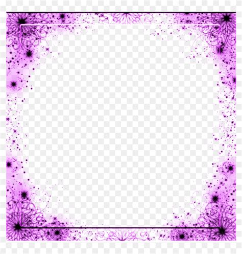 Transparent Sparkle Border Png Purple Borders And Frames