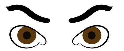 Clipart Angry Eyes