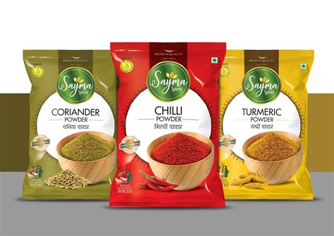 Spices Packaging Pouch Packet Design Service CorpTeaser