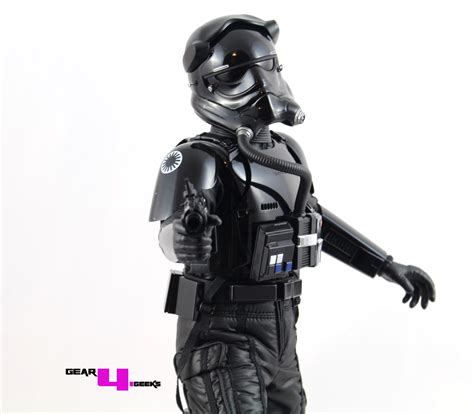 Hot Toys Star Wars The Force Awakens First Order Tie Fighter Pilot Review Gear Geeks Blog Geeks
