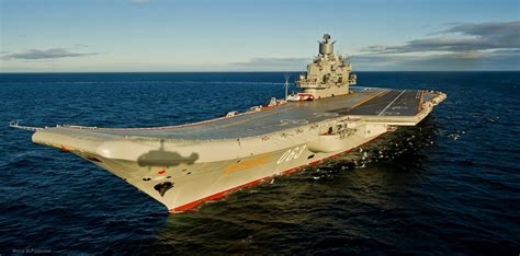 Russian Aircraft Carrier Admiral Kuznetsov Starts To Leave Drydock