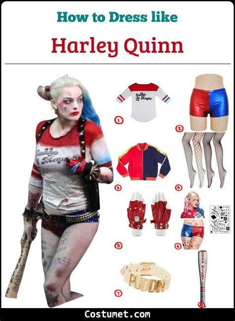 Harley Quinn Suicide Squadbirds Of Prey Costume For Cosplay And Halloween