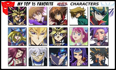 Top 15 Favorite Yugioh Characters By Sincity2100 On Deviantart