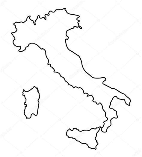 Italy Map Blank Blank Map Of Italy Pdf Italy Template Map Hd Png