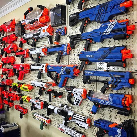 Diy Nerf Gun Rack Pegboard - Mr. IncrediBell Builds a NERF WALL (DIY Pegboard Storage ... - 3d ...