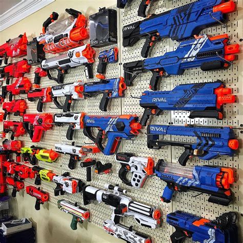 I know that when there are 5 boys in there grabbing guns off the wall. Diy Nerf Gun Rack Pegboard - Mr. IncrediBell Builds a NERF WALL (DIY Pegboard Storage ... - 3d ...