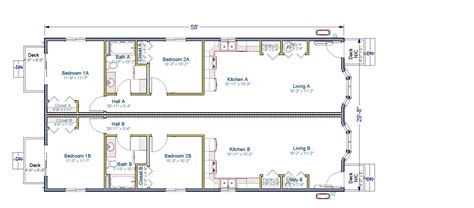 30x58 Duplex Tlc Modular Homes