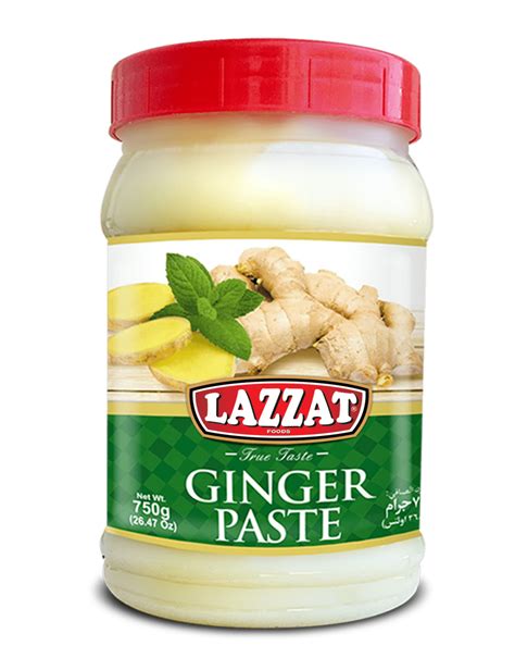 Ginger Paste 750gm LAZZAT FOODS TRUE TASTE