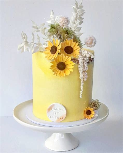 Gorgeous Sunflower Cake Designs Bridal Shower