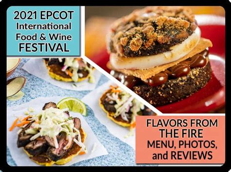 Review 2021 Flavors From The Fire Booth Menu At Epcot Food And Wine