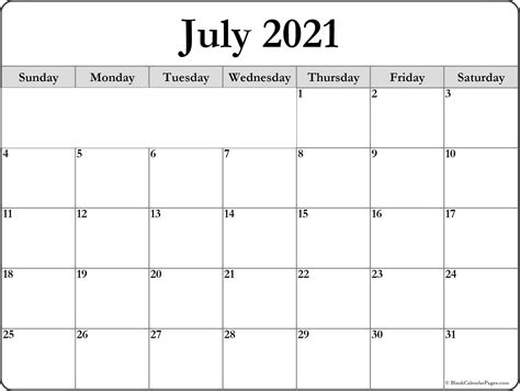 July 2021 local moon phases. July 2021 blank calendar templates.