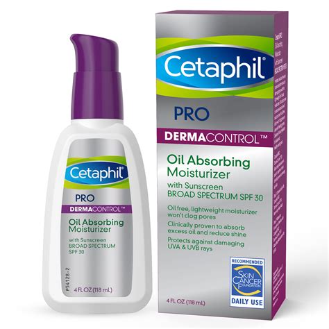 Cetaphil Pro Dermacontrol Oil Absorbing Moisturizer Spf 30 4oz