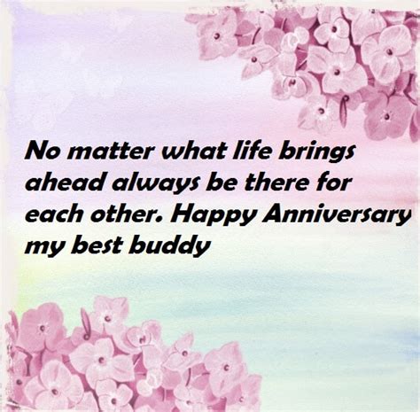 You should do more than just sending him some long birthday messages. Wedding Anniversary Wishes Quotes to Friend | Best Wishes