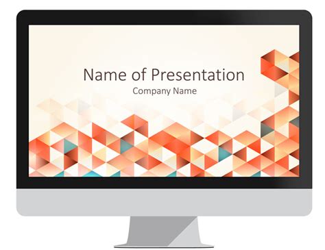 Free 3d Geometric Shapes Template For Powerpoint Presentations Efd