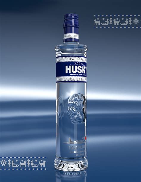 Husky Vodka 3d Illustration Behance