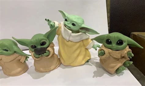 Sla 3d Printed And Painted Baby Yoda Miniatures Facfox