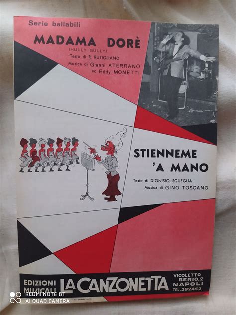 Madama Dore Stienneme A Mano Fascicolo Vintage 1964 Ed La Canzonetta 7420164 Su