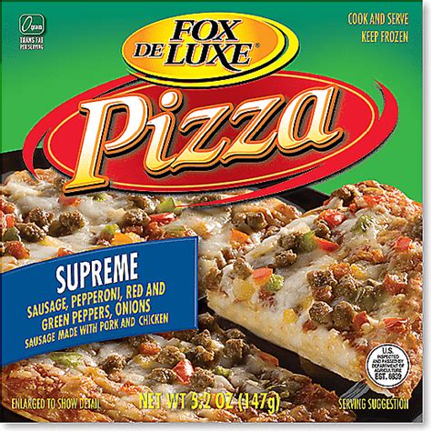 Fox Deluxe Supreme Pizza Pizza Food Fair Markets