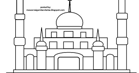 Top Ide Mewarnai Kartun Masjid Istimewa