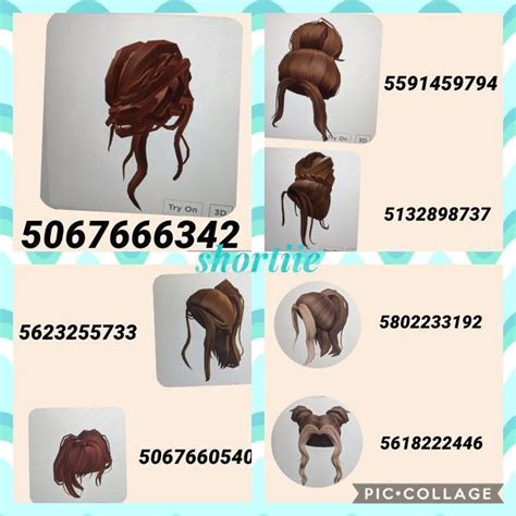 ♡bloxburg Brown Hair Code♡ Roblox Codes Roblox Roblox Bloxburg