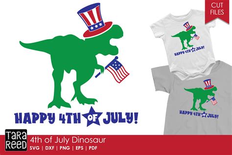 4th Of July Dinosaur Patriotic Svg And Cut Files 242020 Cut Files