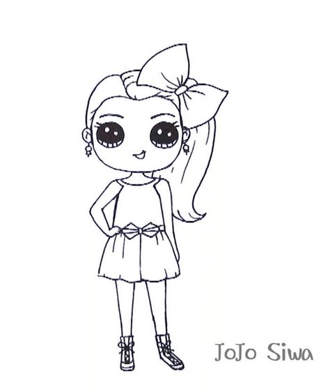 Jojo siwa american dancer singer actress. Jojo Siwa Coloring Sheets Free Printable