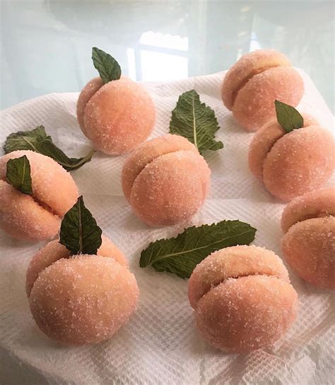 Homemade Peach Cookies With Peach Filling Rfood