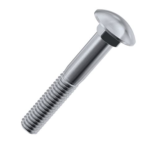 M12 X 60mm Carriage Bolts Din 603 A4 Stainless Steel Uk