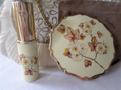 Vintage Stratton Compact And Perfume Atomiser Set Convertable Etsy Uk