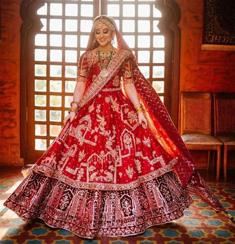 Discover More Than 77 Red Marriage Lehenga Best Poppy