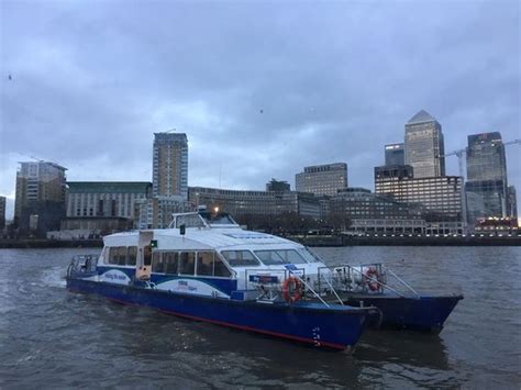 Self parking available for a surcharge. The complimentary ferry to Canary Wharf - Picture of ...