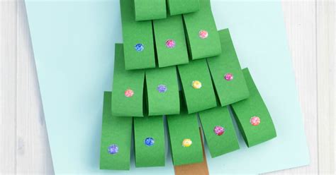 Paper Loops Christmas Tree Craft For Kids The Resourceful Mama