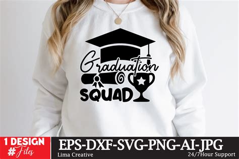 Graduation Squad Svg Graphic By Lima Creative · Creative Fabrica