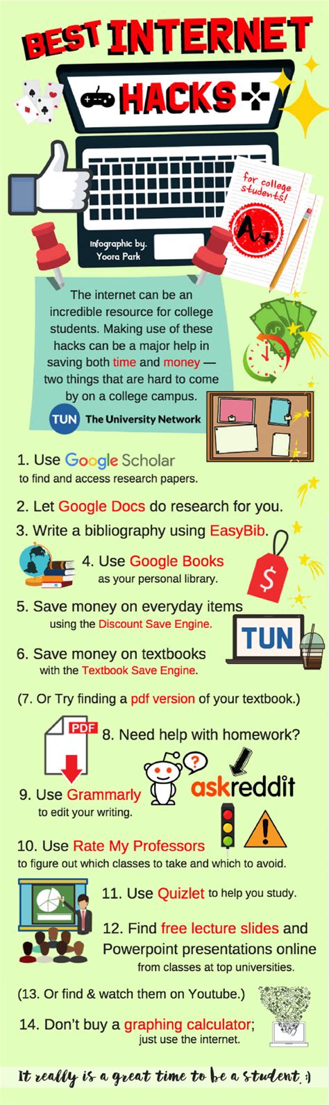 14 Best Internet Hacks For College Students The University Network