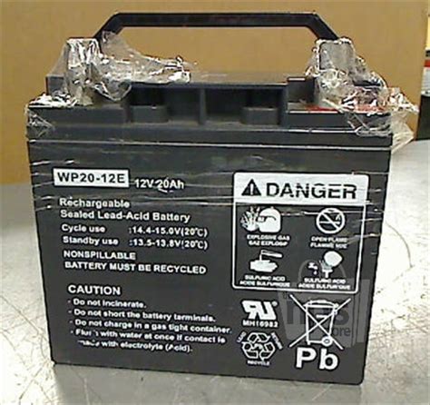 Powerpack Wp20 12e Lead Acid Battery Sealed 12v Ebay