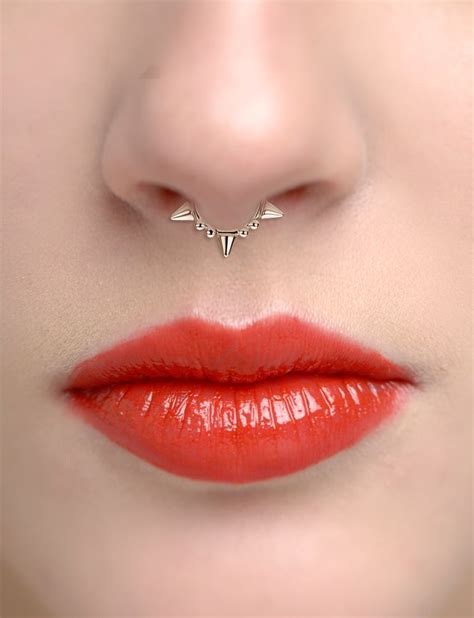 septum piercing styles piercing