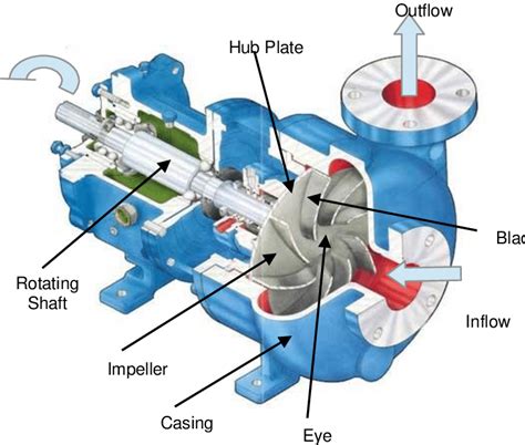 1 Main Components Of A Centrifugal Pump Taken From 47 Download