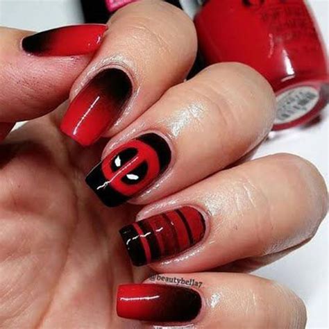 27 Powerful Nail Designs For Any Comic Nerd Superhero Nails Marvel