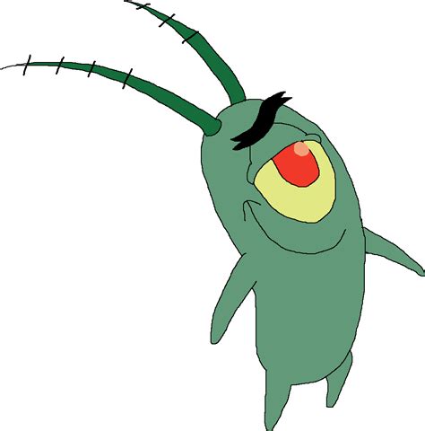 Plankton Smiling Clipart Full Size Clipart 2509621 Pinclipart