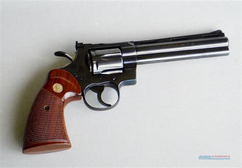 Colt Python Blue 6 Inch Barrel 357 Magnum Scope For Sale