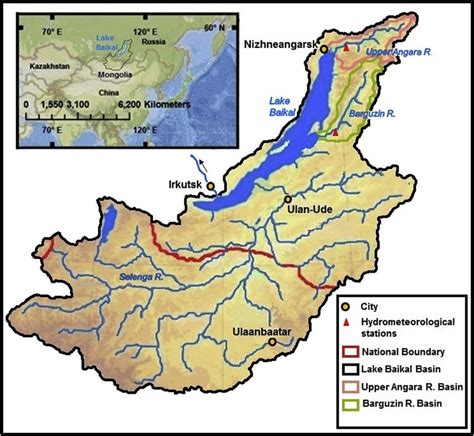 Water Catchments Of The Upper Angara River And The Barguzin River