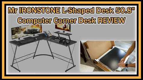 Made of large desktop in 3 pieces, the desk can be separated into two sides, which help expand the space effectively and complement any room even for a small room. Mr IRONSTONE L-Shaped Desk 50.8" Computer Corner Office or Gaming Desk FULL REVIEW With ASSEMBLY ...