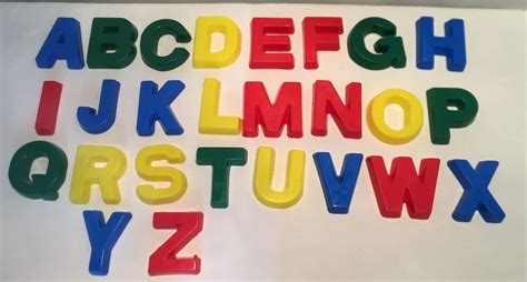 Complete Alphabet Set Plastic Letters 3 Tall Free Etsy