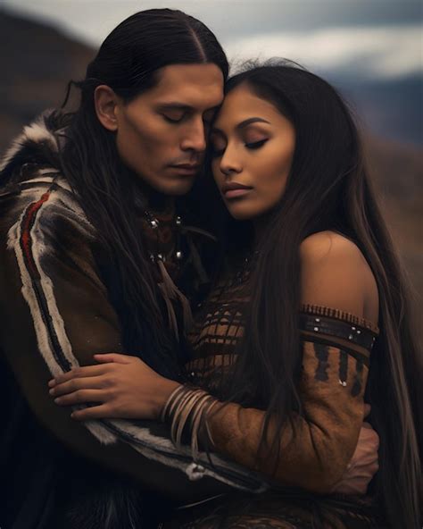 Premium Ai Image Gorgeous Native American Couple