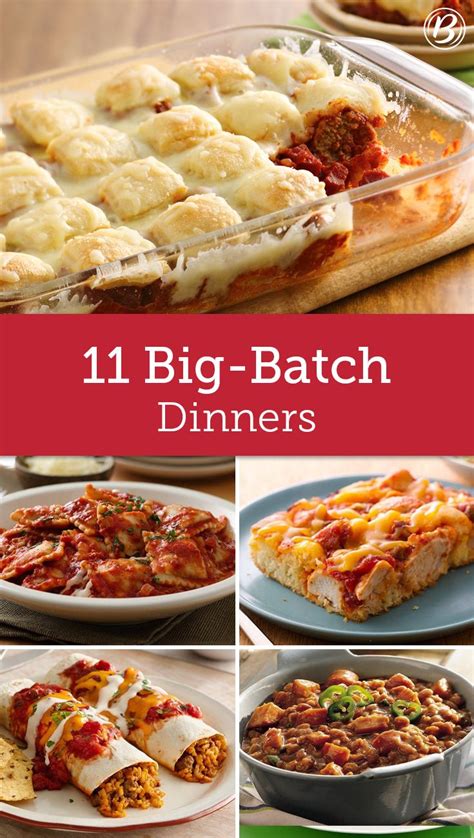Entertain friends and family with our pick of delicious recipes! Big-Batch Dinners That Keep on Giving | Cooking for a ...