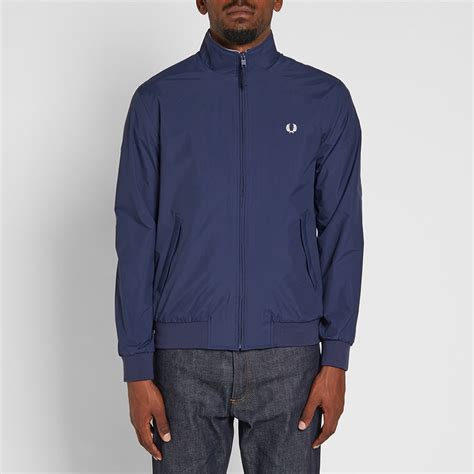 Fred Perry Brentham Jacket Carbon Blue End Global