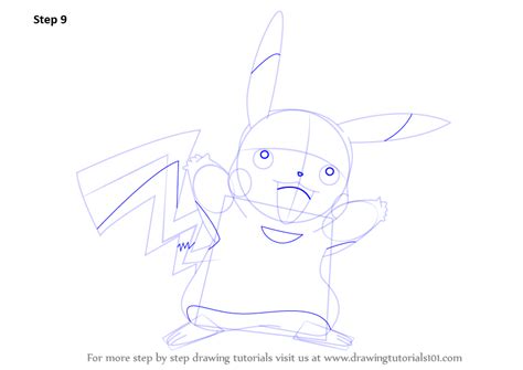Learn How To Draw Pikachu From Pokemon Pokemon Step By Step Drawing