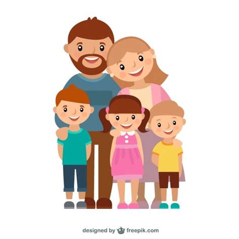 Happy Family | Family vector, Happy family, Vector free
