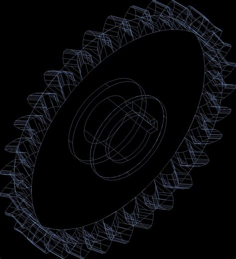 Double Helical Gear 3d Dwg Model For Autocad Designs Cad