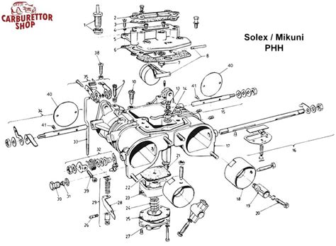 Motorcycle carburettors & parts └ motorcycle air intake & fuel delivery parts └ motorcycle parts └ vehicle genuine mikuni carburetor main jet for bds26 hyosung gt 125r gv 125 h1 kz bds 26. Solex PHH Carburetor Parts